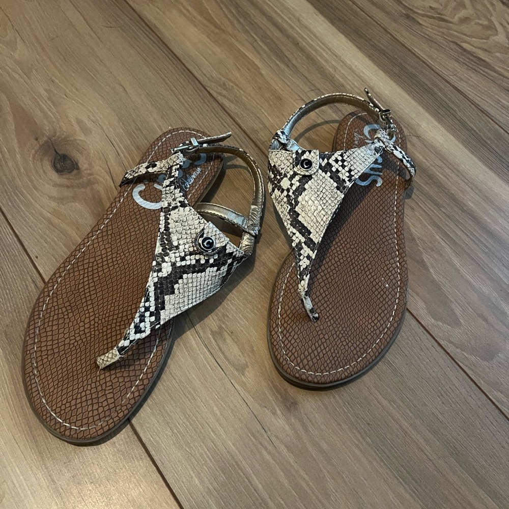 Sam Edelman Snakeskin Sandals